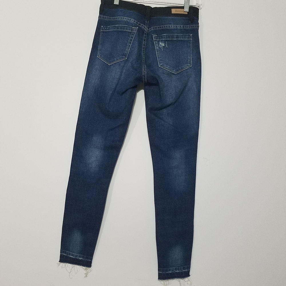 Blank NYC patched stretch skinny jeans 24 - Picture 5 of 6